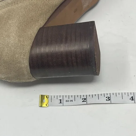 Madewell The Mira Side-Seam Ankle Boots in Suede 6 tan Ankle Boots & Booties